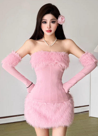 Chic Pink Dress S482