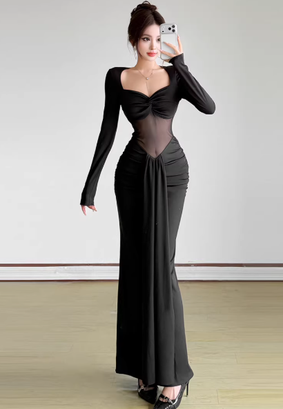 Black Women's Dress S516