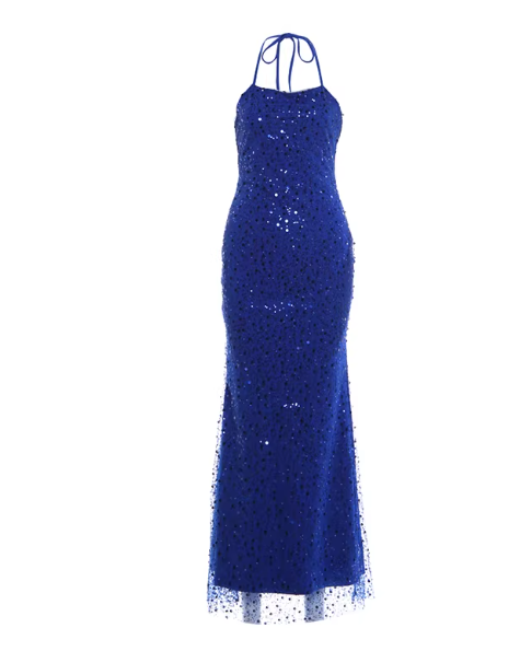 Chic Blue Dress S493