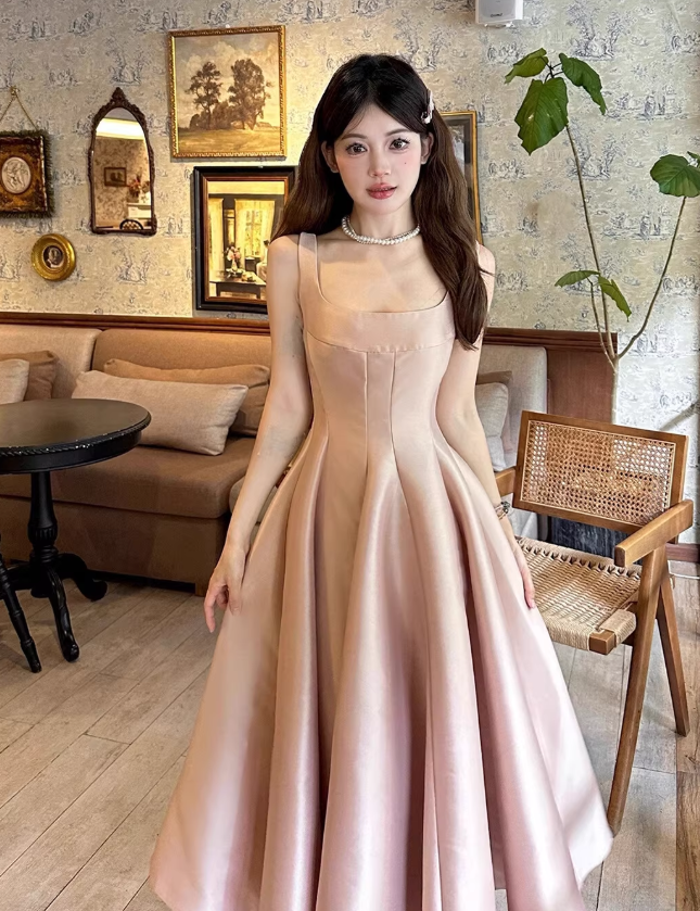 Pink Women Dress S1005
