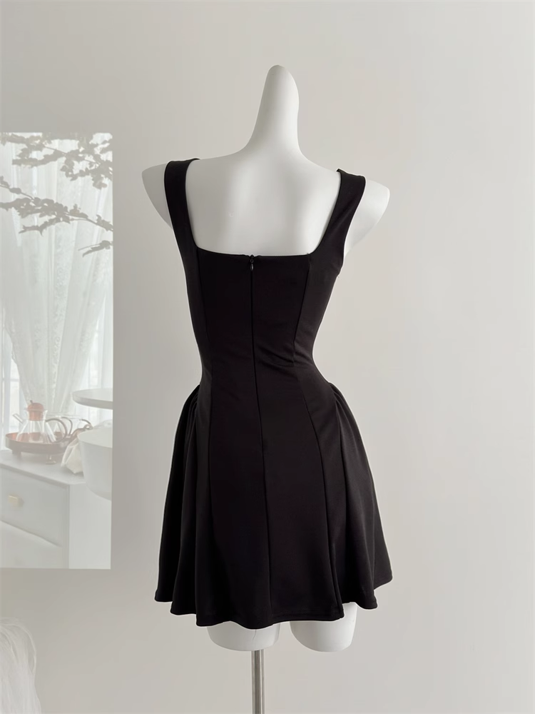 Robe taille haute au tempérament d'été doux et de niche DP0005
