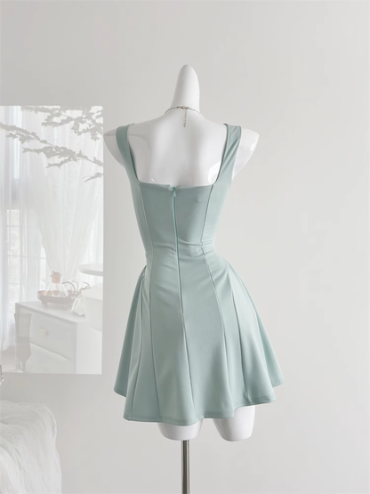 Robe taille haute au tempérament d'été doux et de niche DP0005
