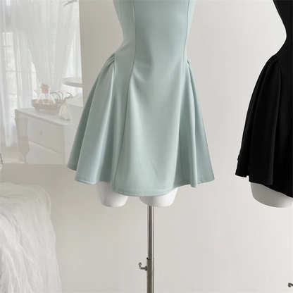 Robe taille haute au tempérament d'été doux et de niche DP0005