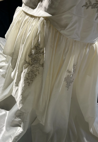 Retro Brautkleid 1960er Meerjungfrau Spaghettiträger Ärmellose Spitze Langes weißes 60er Brautkleid Elegante Brautkleider DH1120