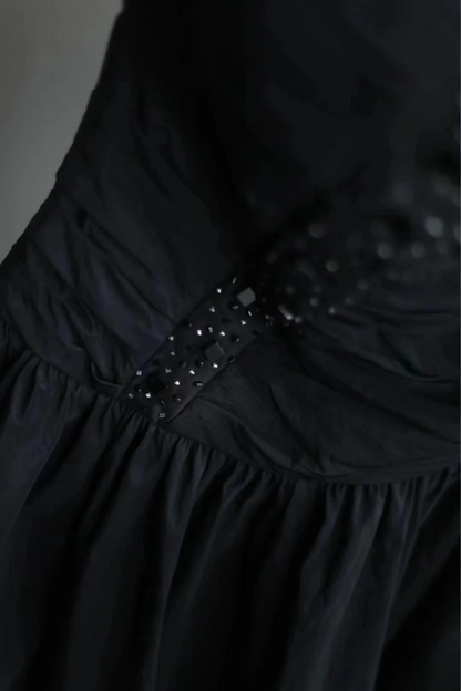 Retro A line Sweetheart Black Taffeta Mini Short Formal 8th Grade Homecoming Dresses Summer Middle School Hoco Dress 16th Birthday Outfits DH1314