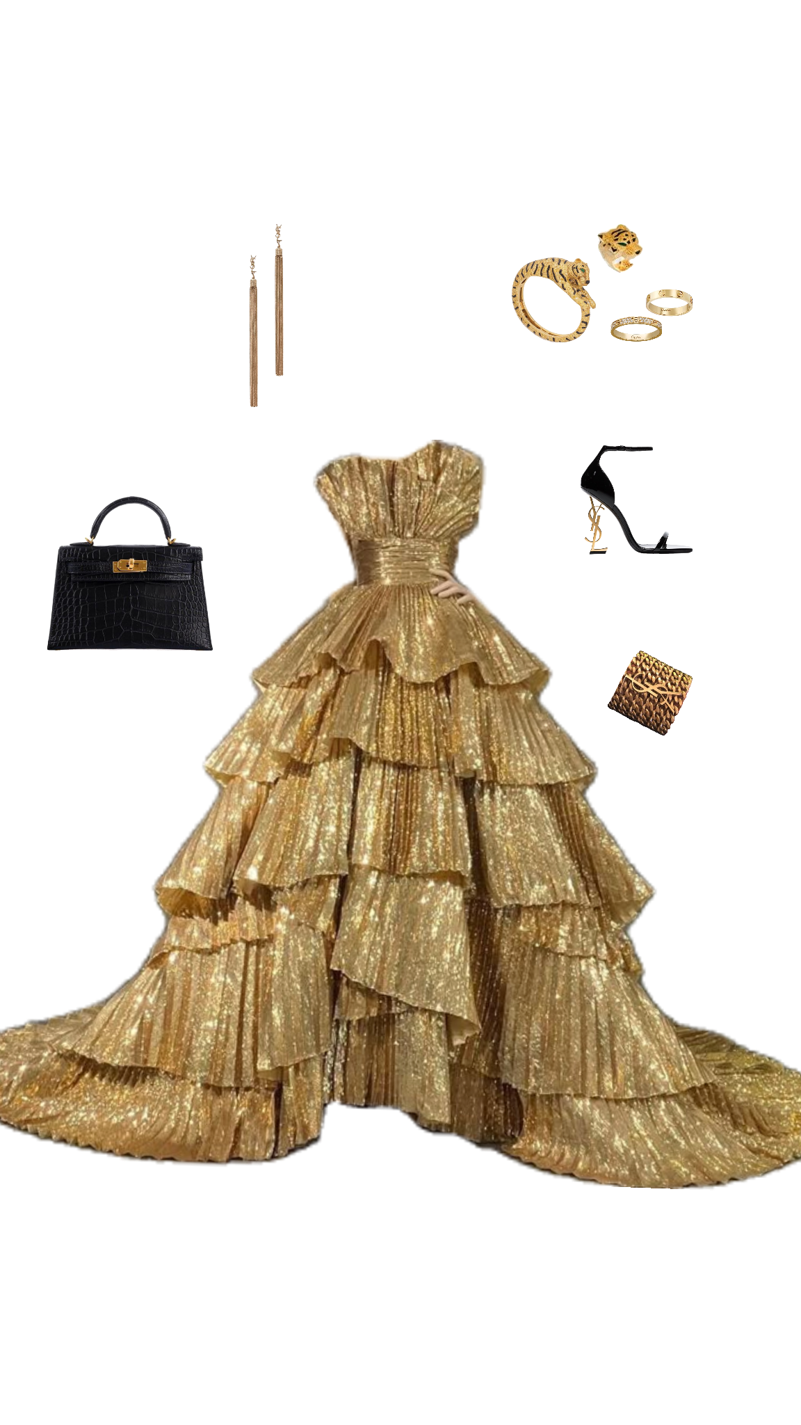 Bescheidenes Ballkleid, trägerlos, Pailletten, goldfarben, ärmellos, lange Abendkleider, Abendkleid, besondere Abendkleider, Ballkleid DH1360