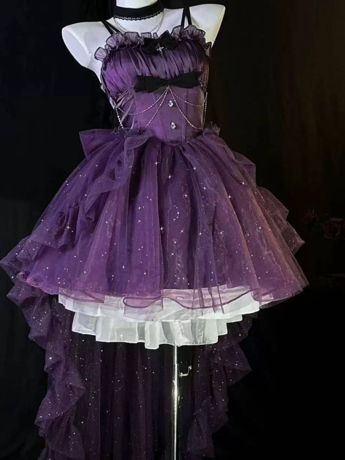 Cute French Style Ladies Fairy High Low Spaghetti Straps Tulle Gotica Formal 8th Grade Homecoming Dresses Lolita Dress Hoco Outfits Lolita Outfits DH1659
