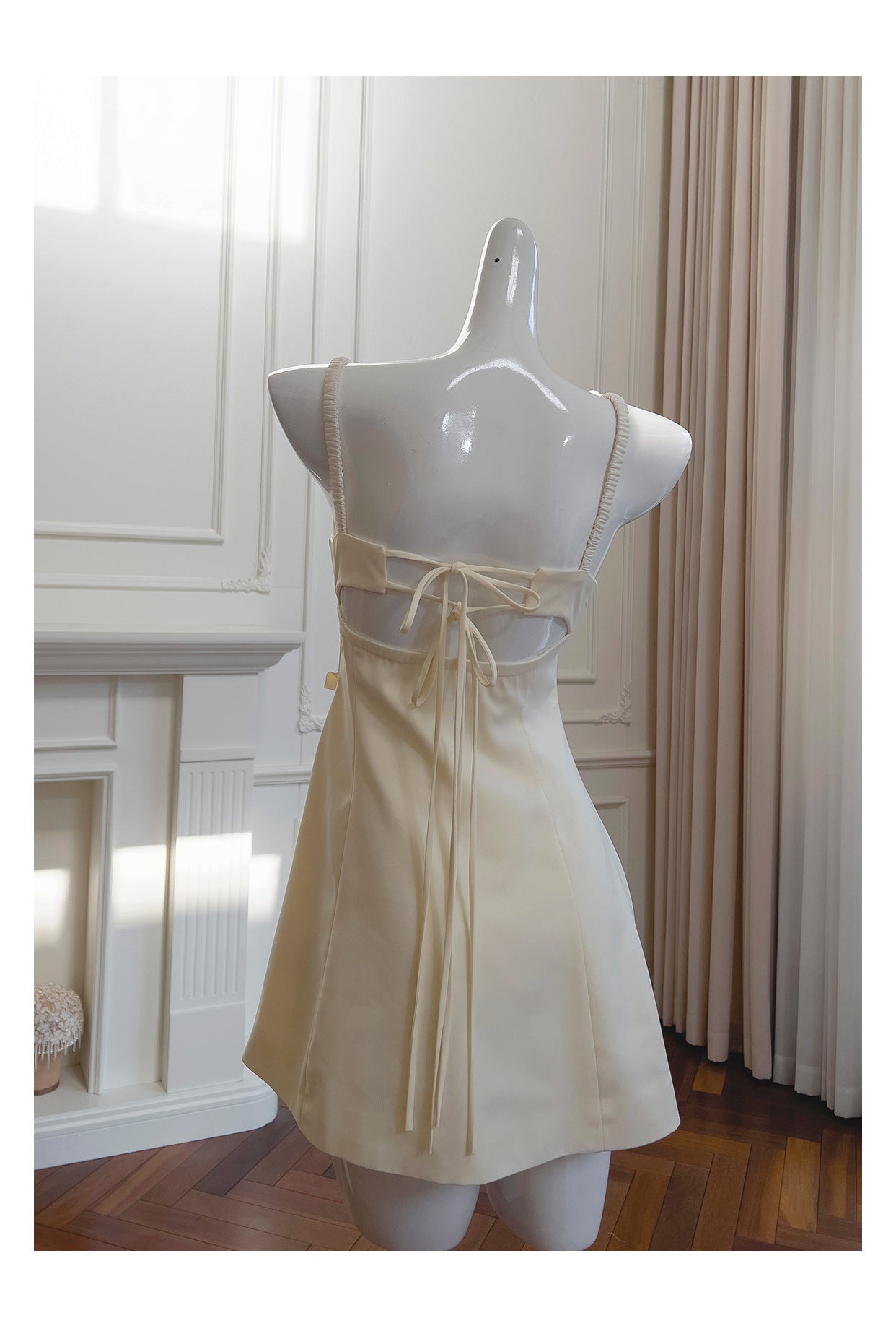 Cute A Line Spaghetti Straps Satin Formal 8th Grade Homecoming Dresses Middle School Short Cocktail Gowns Graduation Dress Hoco Outfits DH1992