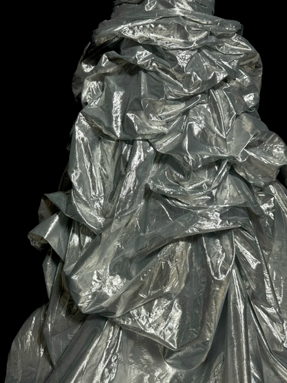 Elegantes Ballkleid Sweetheart Silber Satin Lange Ballkleider Partykleid 18. Geburtstag Outfits Abschlusskleider DH2650