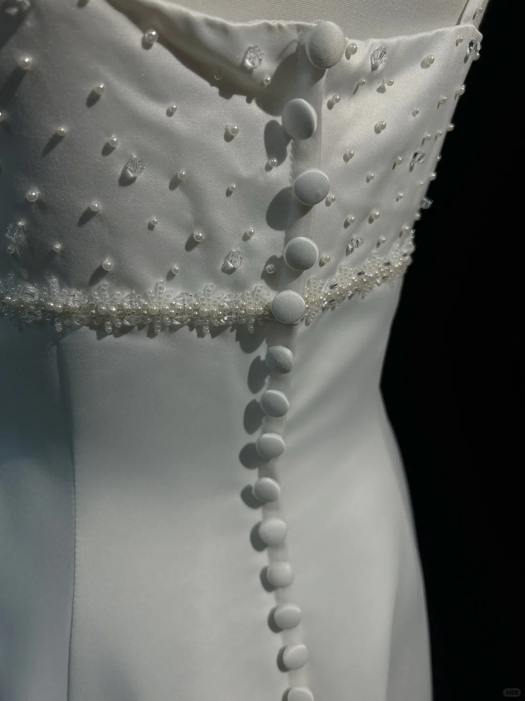 Robe de mariée vintage trapèze à bretelles spaghetti en satin blanc et perles, robe de mariée longue, style rétro, robes de mariée modestes, DH2666