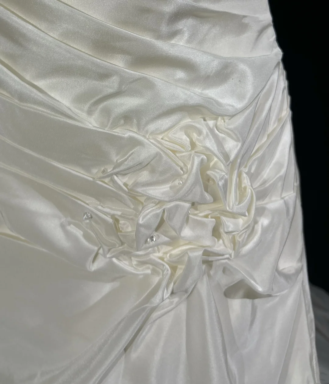 Robe de mariée vintage, robe de bal, bustier, satin ivoire, longue, style rétro, robes de mariée modestes, DH2680