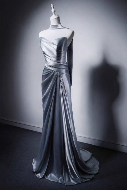 Süßes Ballkleid Spaghettiträger Silbergrau Mini Kurzes Formales Homecoming-Kleid Party Kurzes Ballkleid Hoco Kleider DH2684