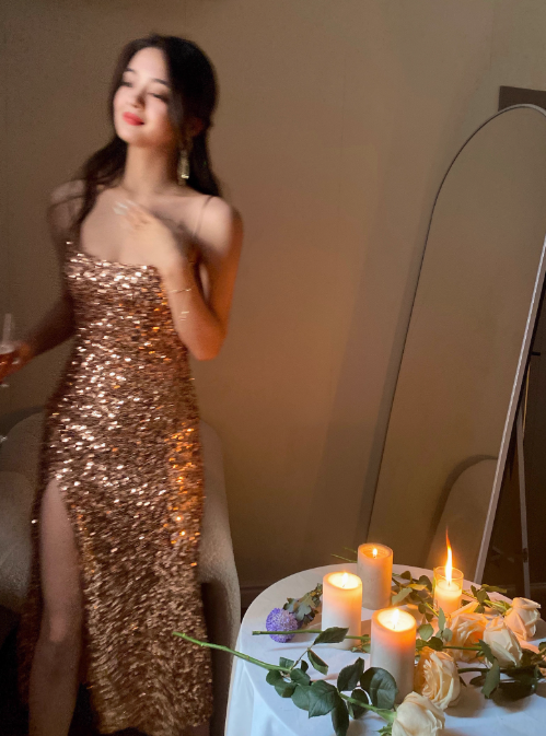 Süßes Ballkleid Spaghettiträger Silbergrau Mini Kurzes Formales Homecoming-Kleid Party Kurzes Ballkleid Hoco Kleider DH2684