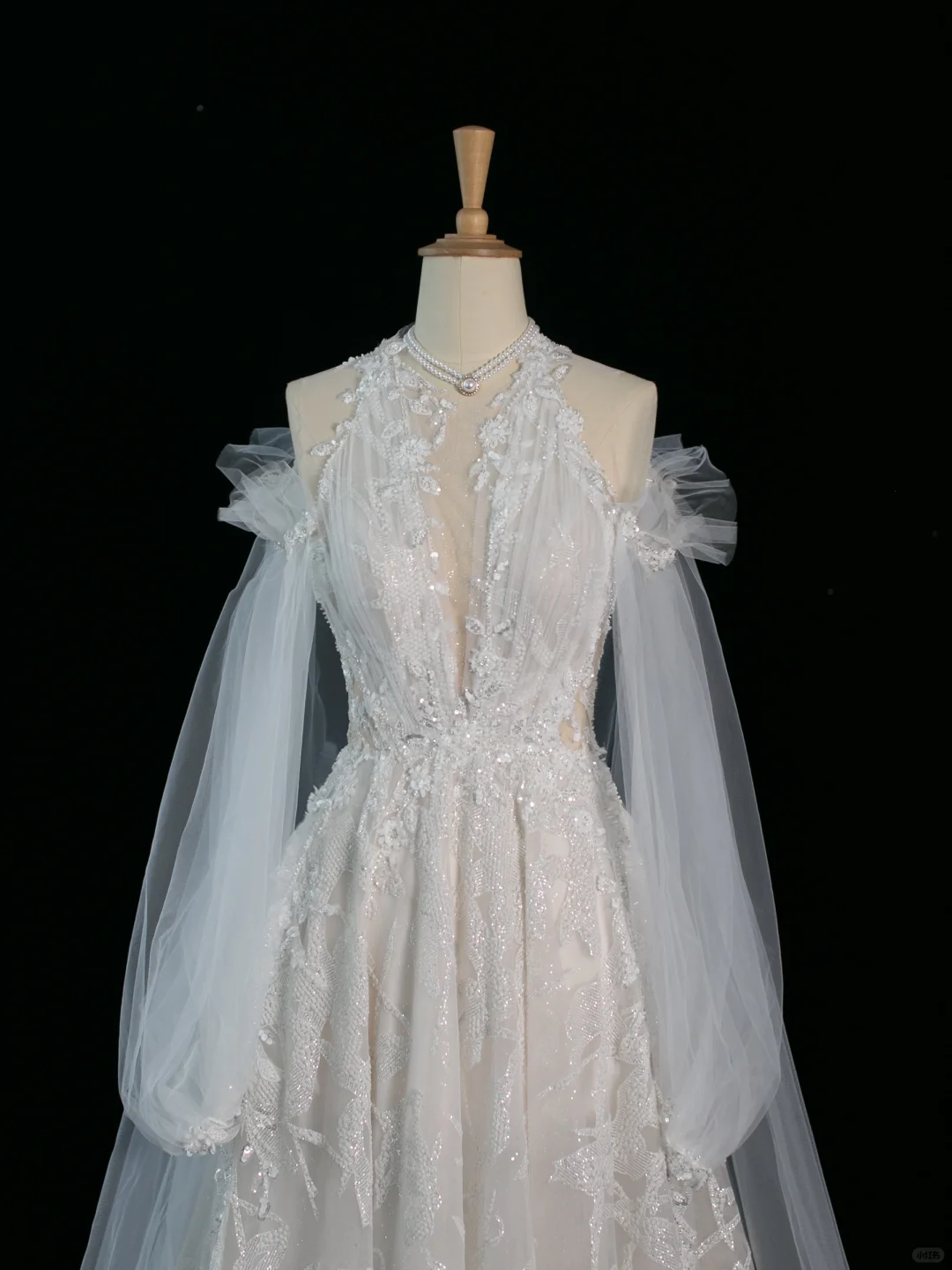 Hübsches Hochzeitskleid A-Linie Rundhalsausschnitt Lange Ärmel Tüll Spitze Vintage Brautkleider Brautkleider Brautkleid DH366