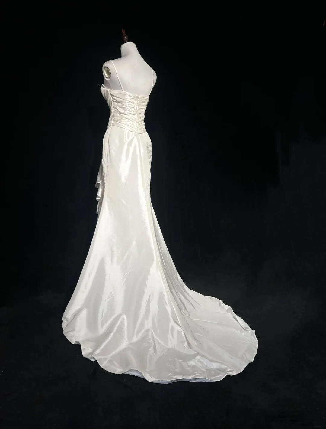 Retro-Brautkleid 1950er 1940er Meerjungfrau Spaghettiträger Lange Brautkleider Brautkleider Brautkleid DH556