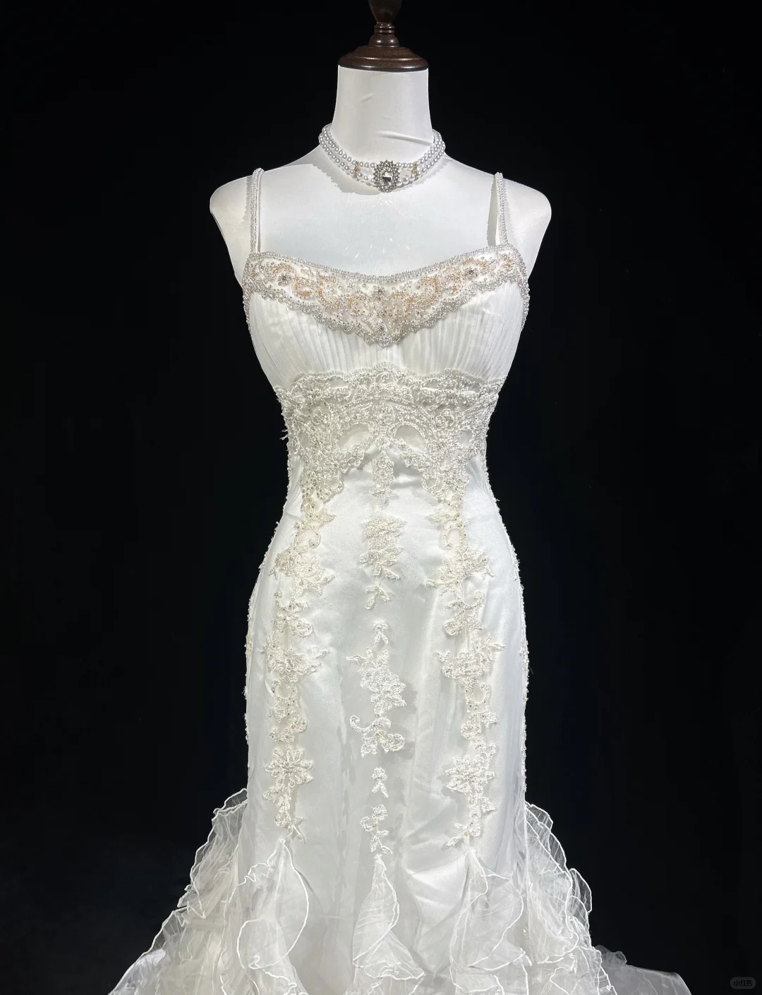Retro-Brautkleid 1950er 1940er Meerjungfrau Spaghettiträger Tüll Lange Brautkleider Brautkleider Elegantes Brautkleid DH561