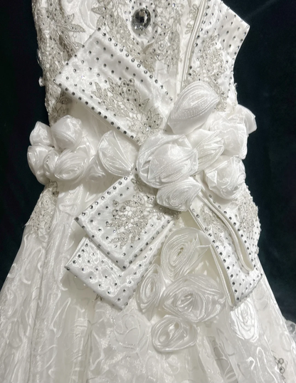 Retro-Brautkleid 1950er 1940er Meerjungfrau Spaghettiträger Tüll Lange Brautkleider Brautkleider Elegantes Brautkleid DH566