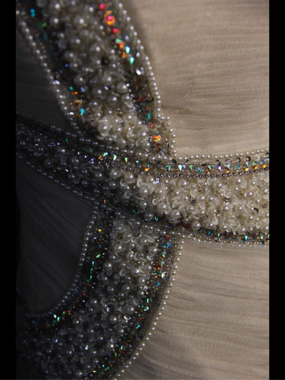 Retro-Brautkleid 1950er 1940er Meerjungfrau One-Shoulder-Weiß-Tüll Lange Brautkleider Brautkleider Elegante Bräute Kleid DH576