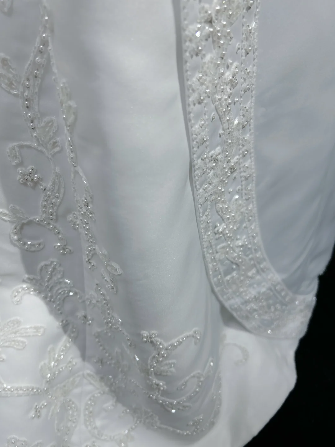 Vintage A line Spaghetti Straps White Satin Long 1940s 1950s Wedding Dresses Elegant Bridal Gowns DH659
