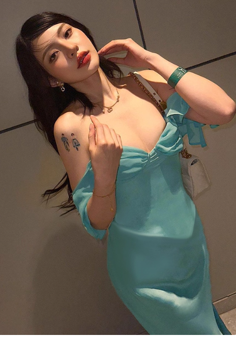 Sexy Off-the-shoulder Mermaid Satin Chiffon Long Prom Dresses, Blue Formal Evening Dresses DP3024
