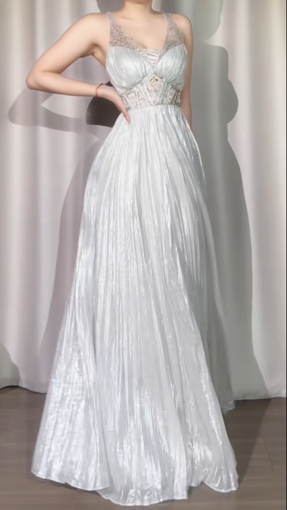 Süßes Ballkleid Spaghettiträger Silbergrau Mini Kurzes Formales Homecoming-Kleid Party Kurzes Ballkleid Hoco Kleider DH2684