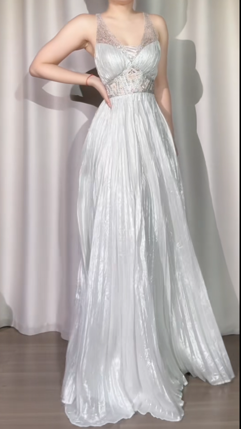 Süßes Ballkleid Spaghettiträger Silbergrau Mini Kurzes Formales Homecoming-Kleid Party Kurzes Ballkleid Hoco Kleider DH2684
