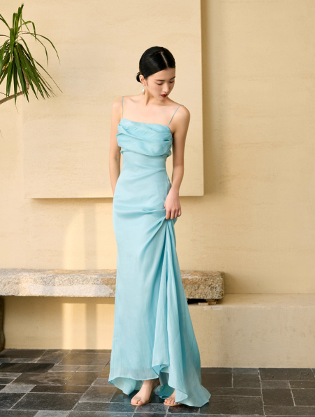 Süßes Ballkleid Spaghettiträger Silbergrau Mini Kurzes Formales Homecoming-Kleid Party Kurzes Ballkleid Hoco Kleider DH2684