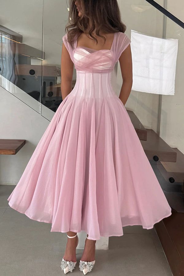 Süßes Ballkleid Spaghettiträger Silbergrau Mini Kurzes Formales Homecoming-Kleid Party Kurzes Ballkleid Hoco Kleider DH2684