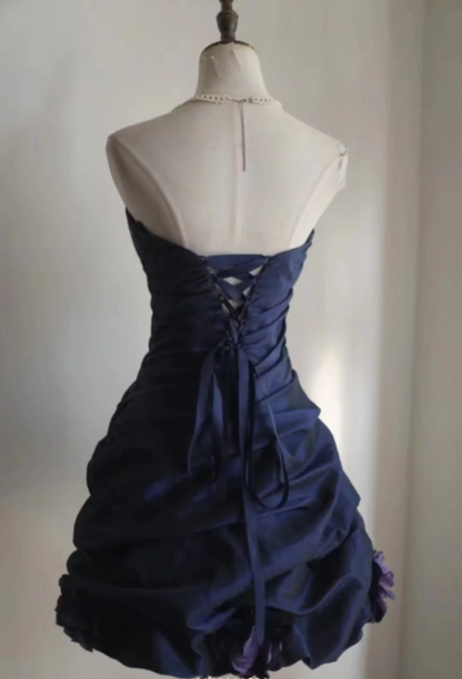 Süßes Ballkleid Spaghettiträger Silbergrau Mini Kurzes Formales Homecoming-Kleid Party Kurzes Ballkleid Hoco Kleider DH2684