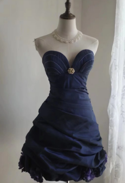 Süßes Ballkleid Spaghettiträger Silbergrau Mini Kurzes Formales Homecoming-Kleid Party Kurzes Ballkleid Hoco Kleider DH2684