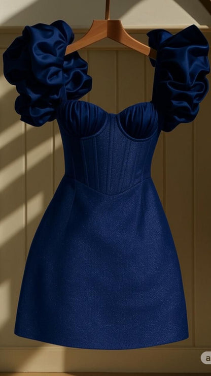 Süßes Ballkleid Spaghettiträger Silbergrau Mini Kurzes Formales Homecoming-Kleid Party Kurzes Ballkleid Hoco Kleider DH2684