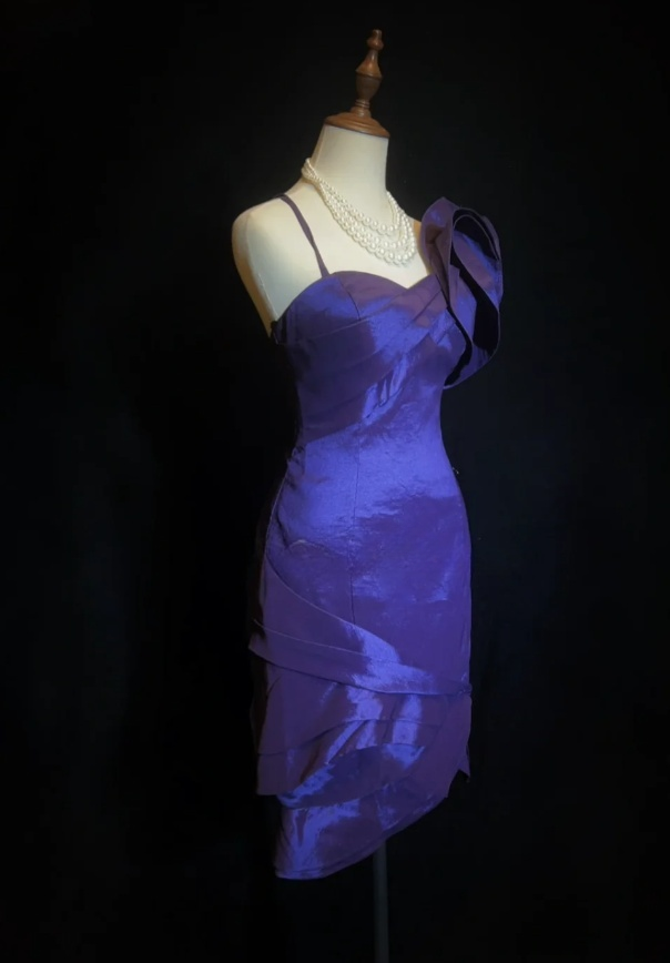 Süßes Ballkleid Spaghettiträger Silbergrau Mini Kurzes Formales Homecoming-Kleid Party Kurzes Ballkleid Hoco Kleider DH2684