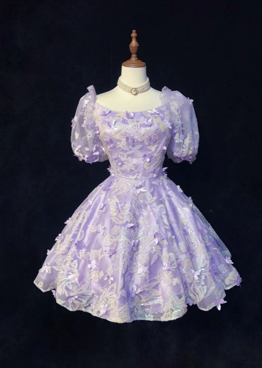 Süßes Ballkleid Spaghettiträger Silbergrau Mini Kurzes Formales Homecoming-Kleid Party Kurzes Ballkleid Hoco Kleider DH2684
