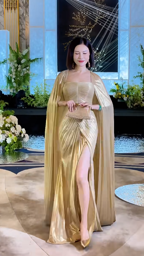 Elegant Sheath Long Evening Dresses Chiffon Champagne Mother of Bride Dresses DP04549