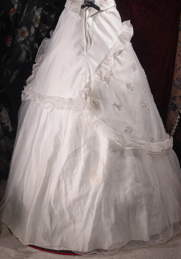 Cute Strapless A-Line Long Prom Dresses Sleeveless White Birthday Dresses Tulle Party Dresses DP04558