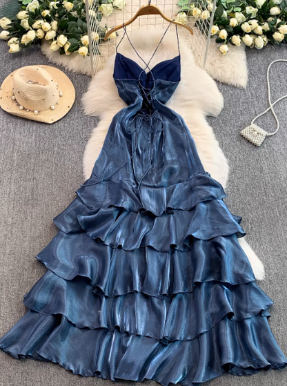 Robe de bal courte à bretelles spaghetti, gris argenté, robe de soirée courte, robe de bal Hoco DH2684