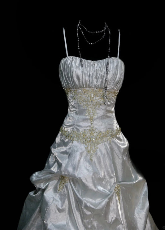 Süßes Ballkleid Spaghettiträger Silbergrau Mini Kurzes Formales Homecoming-Kleid Party Kurzes Ballkleid Hoco Kleider DH2684