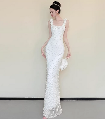 Robe de bal courte à bretelles spaghetti, gris argenté, robe de soirée courte, robe de bal Hoco DH2684
