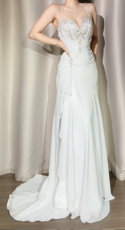 Süßes Ballkleid Spaghettiträger Silbergrau Mini Kurzes Formales Homecoming-Kleid Party Kurzes Ballkleid Hoco Kleider DH2684