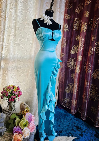 Robe de bal courte à bretelles spaghetti, gris argenté, robe de soirée courte, robe de bal Hoco DH2684