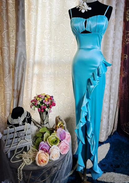 Robe de bal courte à bretelles spaghetti, gris argenté, robe de soirée courte, robe de bal Hoco DH2684