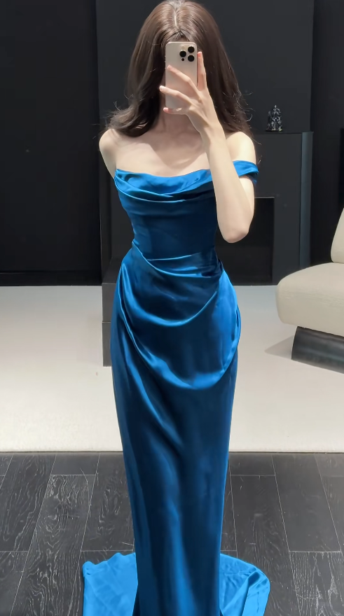 Robe de bal courte à bretelles spaghetti, gris argenté, robe de soirée courte, robe de bal Hoco DH2684