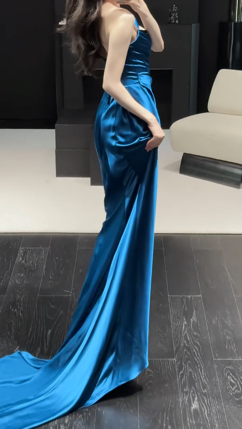 Robe de bal courte à bretelles spaghetti, gris argenté, robe de soirée courte, robe de bal Hoco DH2684