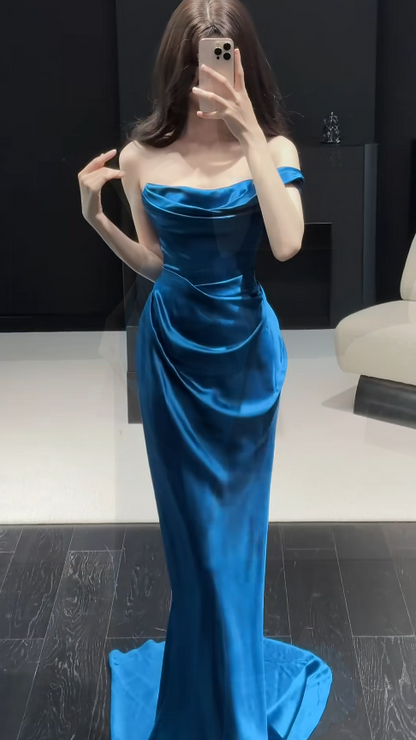 Robe de bal courte à bretelles spaghetti, gris argenté, robe de soirée courte, robe de bal Hoco DH2684
