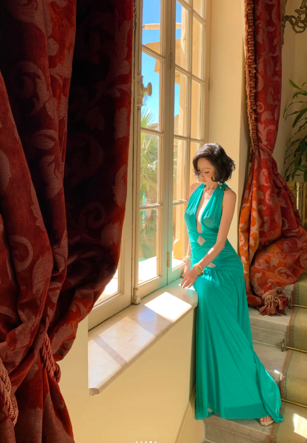 Sexy Turquoise Prom Dress Halter Sheath Birthday Dress Sleeveless Evening Dress DP05160