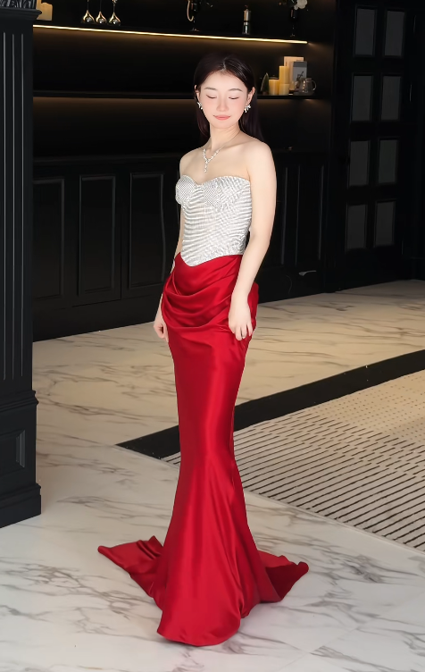 Chic Sheath Long Evening Dress Halter Spandex Party Dress Blue Prom Dress DP05333