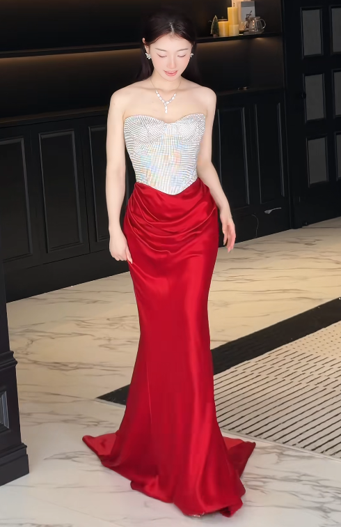 Chic Sheath Long Evening Dress Halter Spandex Party Dress Blue Prom Dress DP05333