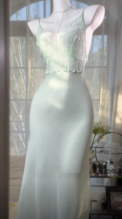 Chic Mint Green Short Evening Dress Spaghetti Straps Sheath Chiffon Party Dress Sleeveless Birthday Dress DP05360