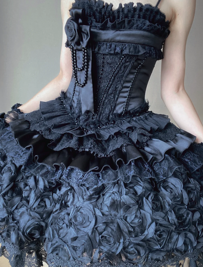 Fashion White Birthday Dress Ball Gown Short Lolita Dress DP06155