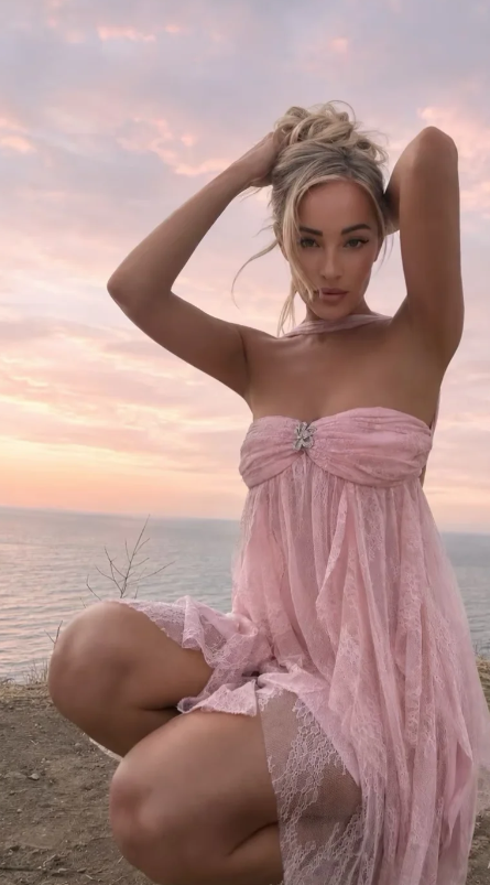 Cute Pink Hoco Dress Lace Sheath Dress for Party Strapless Birthday Dress DP06175